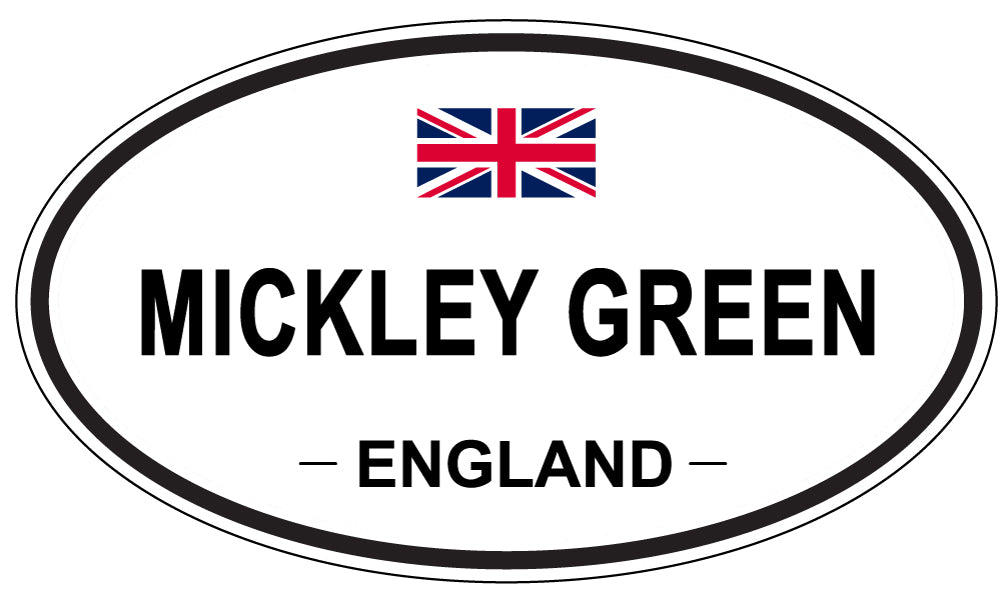 MICKLEY GREEN, England - Oval Magnet