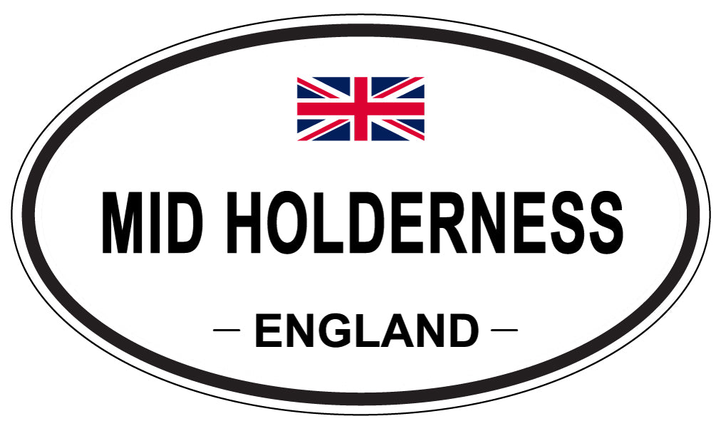 MID HOLDERNESS, England - Oval Magnet