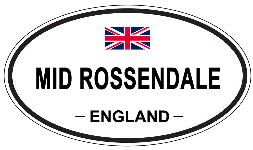 MID ROSSENDALE, England - Oval Magnet