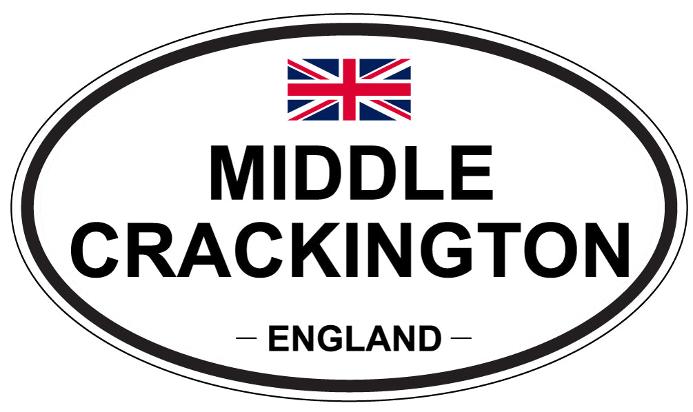MIDDLE CRACKINGTON, England - Oval Magnet