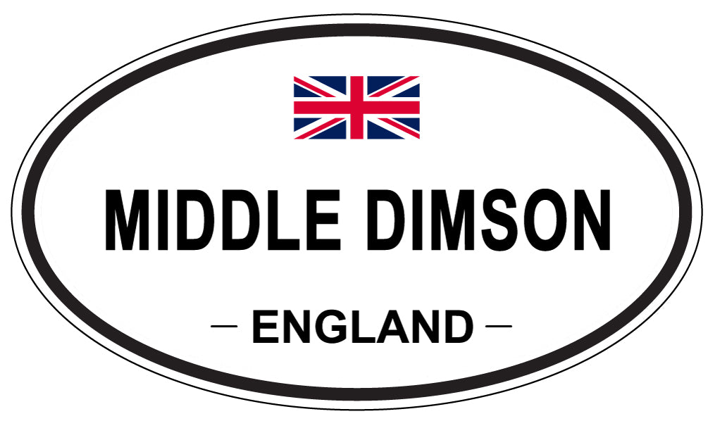 MIDDLE DIMSON, England - Oval Magnet