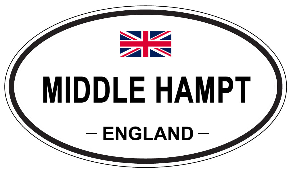 MIDDLE HAMPT, England - Oval Magnet