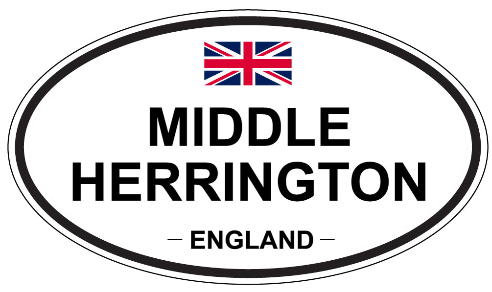 MIDDLE HERRINGTON, England - Oval Magnet