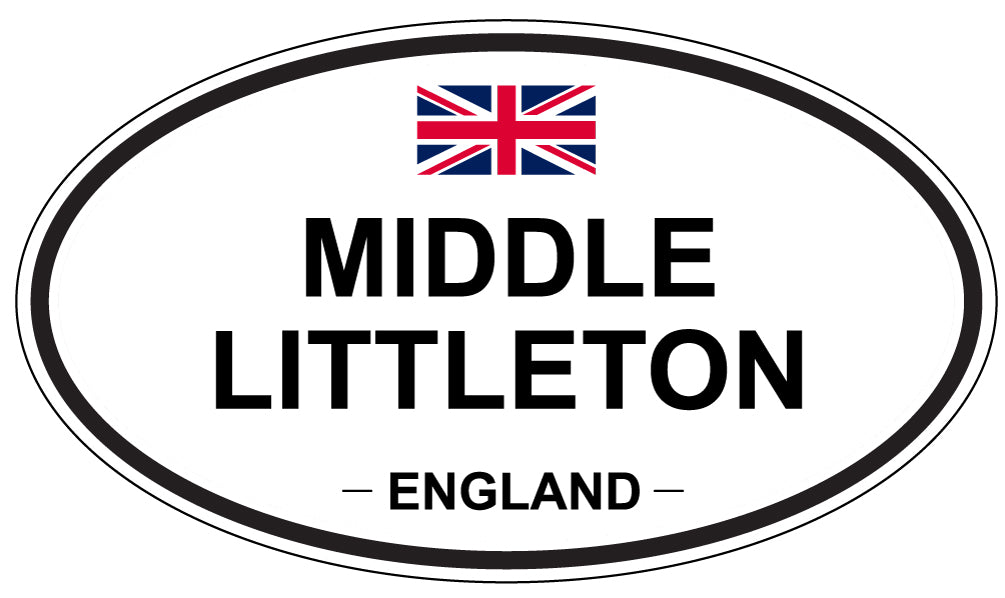 MIDDLE LITTLETON, England - Oval Magnet
