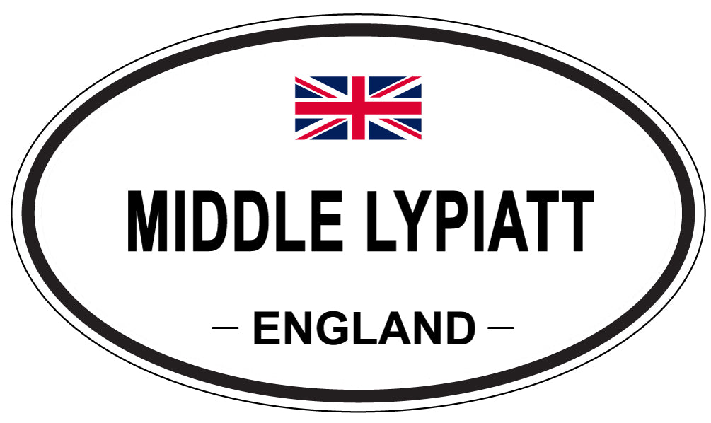 MIDDLE LYPIATT, England - Oval Magnet