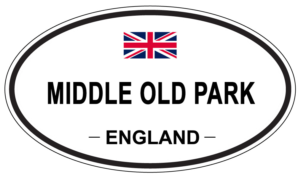 MIDDLE OLD PARK, England - Oval Magnet