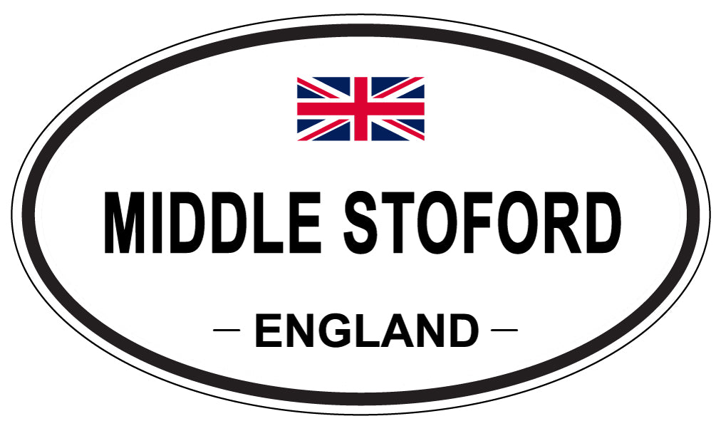 MIDDLE STOFORD, England - Oval Magnet