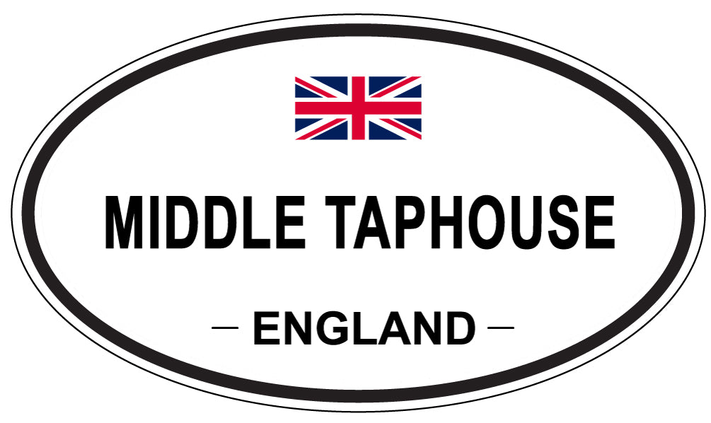 MIDDLE TAPHOUSE, ENGLAND - Oval Sticker