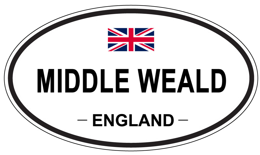 MIDDLE WEALD, England - Oval Magnet
