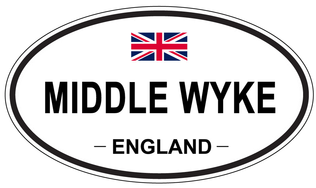 MIDDLE WYKE, England - Oval Magnet