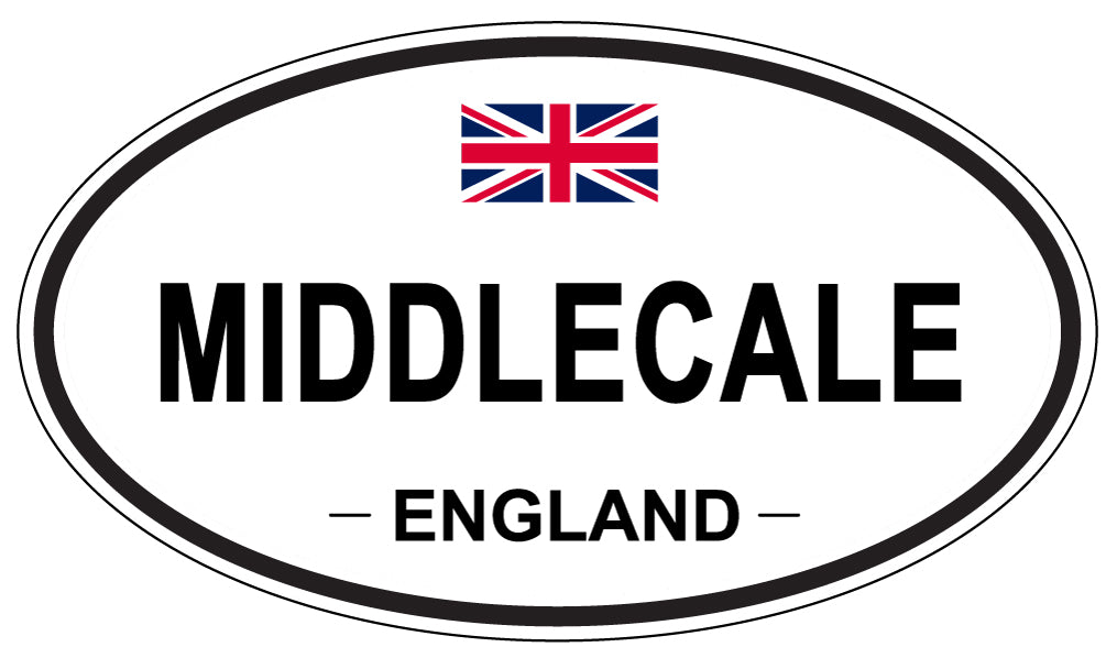 MIDDLECALE, England - Oval Magnet