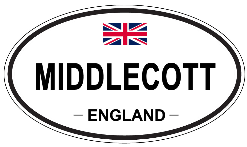 MIDDLECOTT, England - Oval Magnet
