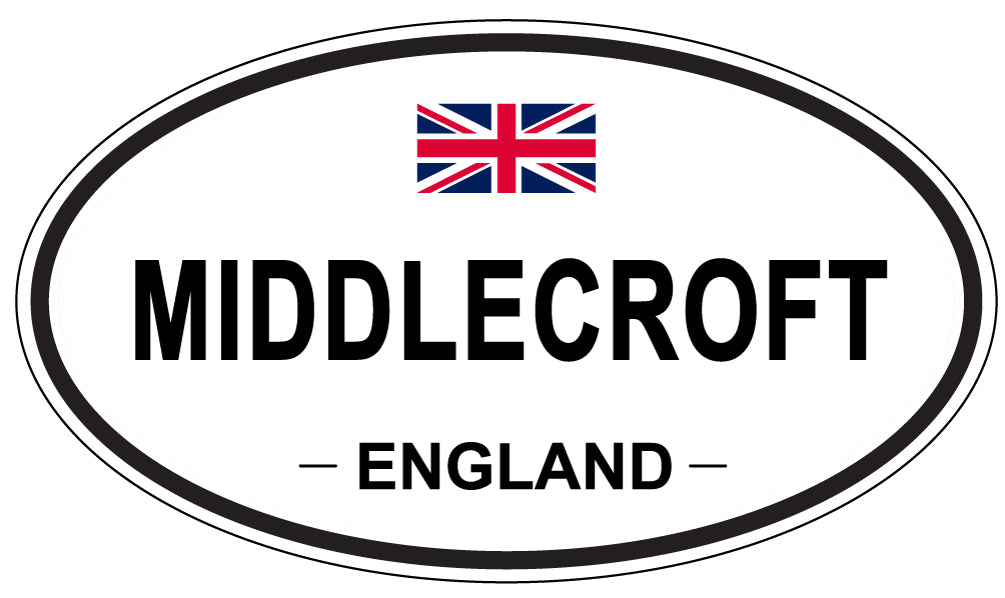 MIDDLECROFT, England - Oval Magnet