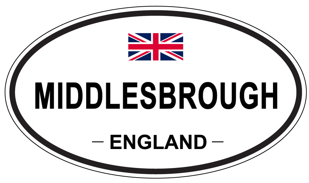 MIDDLESBROUGH, England - Oval Magnet