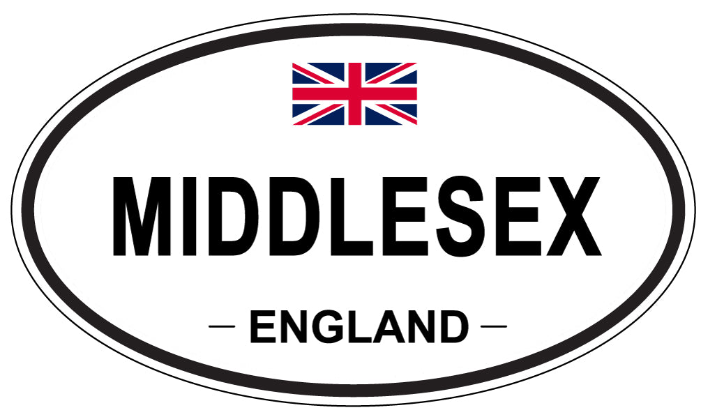 MIDDLESEX, England - Oval Magnet