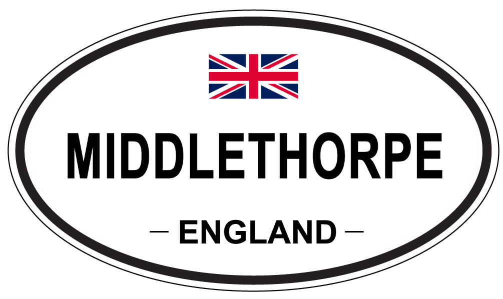 MIDDLETHORPE, England - Oval Magnet