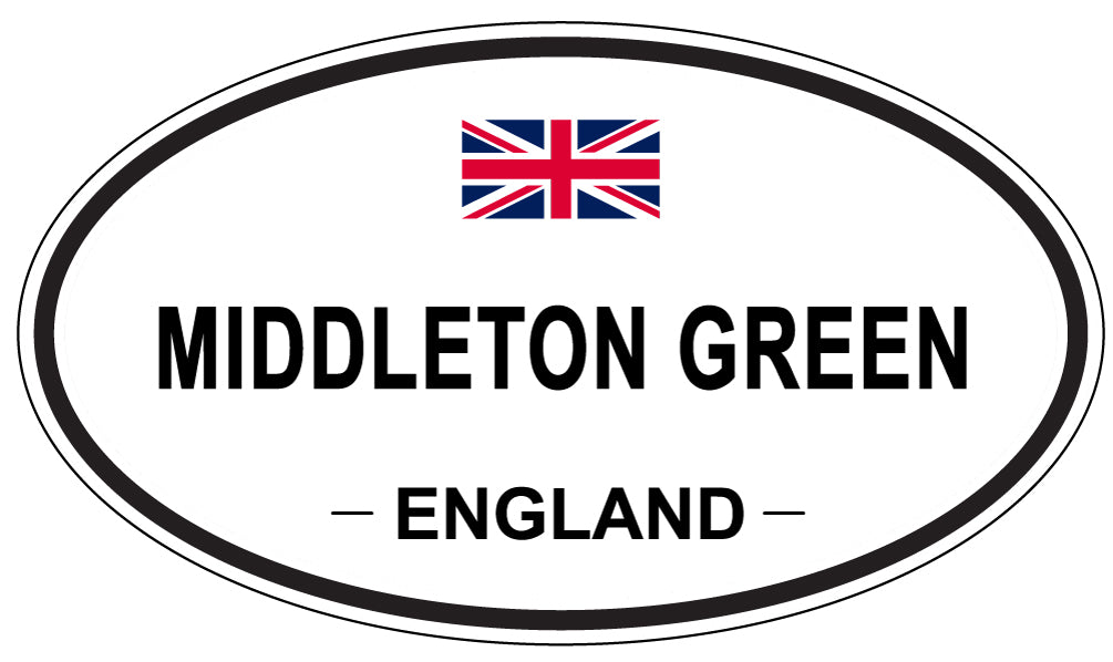 MIDDLETON GREEN, England - Oval Magnet