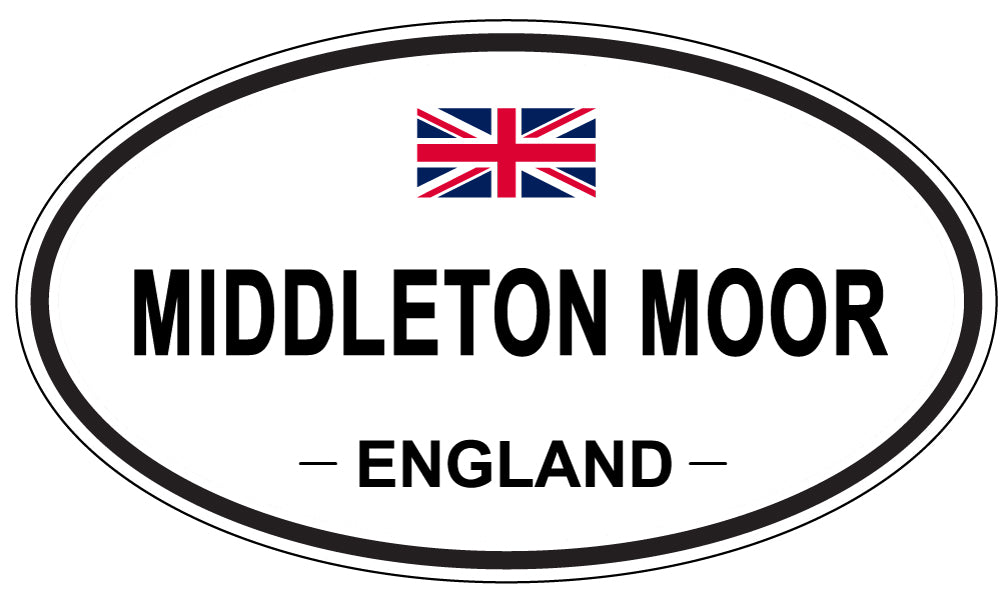 MIDDLETON MOOR, England - Oval Magnet