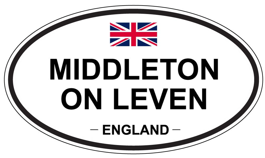 MIDDLETON ON LEVEN, England - Oval Magnet