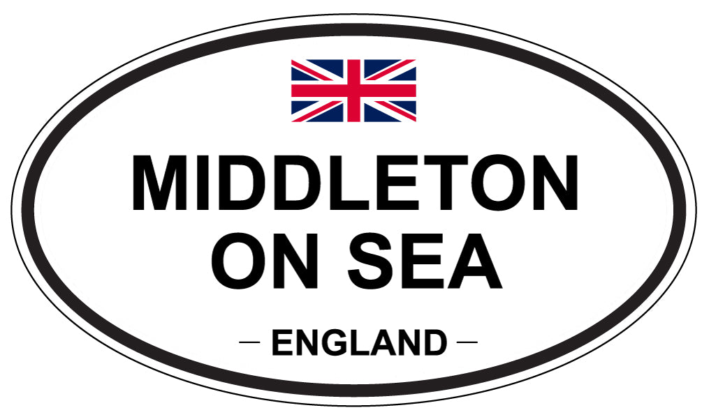 MIDDLETON ON SEA, England - Oval Magnet