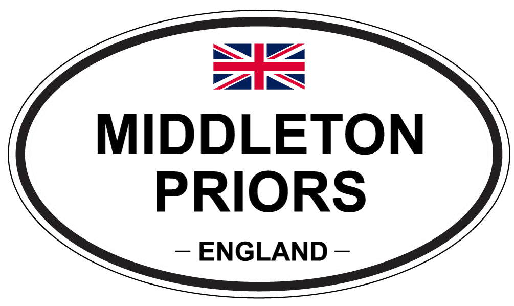 MIDDLETON PRIORS, England - Oval Magnet