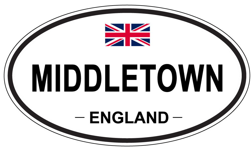 MIDDLETOWN, England - Oval Magnet