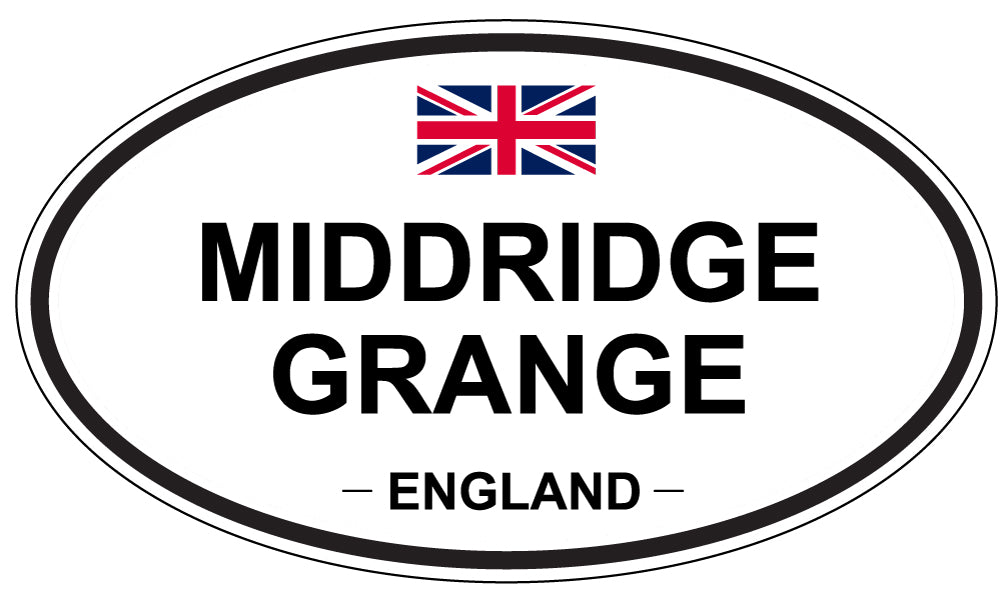 MIDDRIDGE GRANGE, England - Oval Magnet