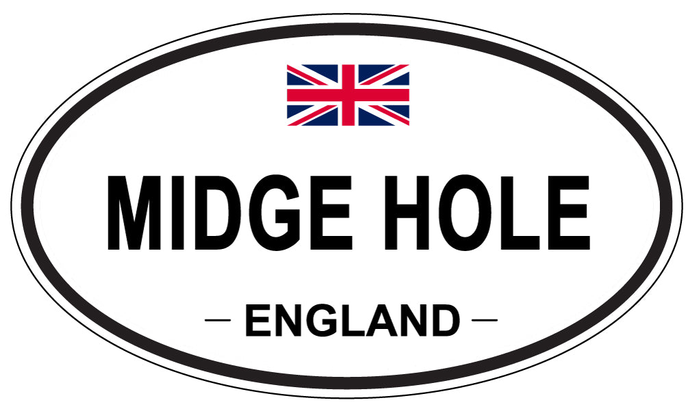 MIDGE HOLE, England - Oval Magnet
