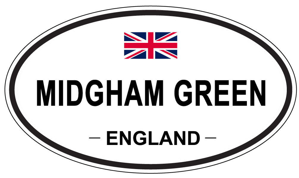 MIDGHAM GREEN, England - Oval Magnet