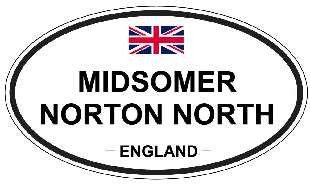 MIDSOMER NORTON NORTH, England - Oval Magnet
