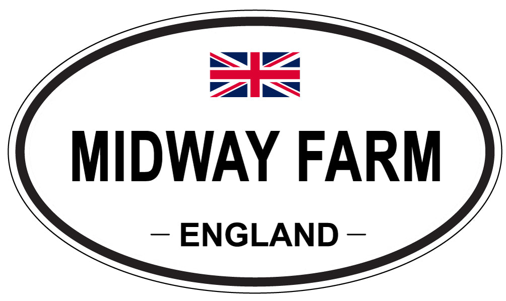MIDWAY FARM, England - Oval Magnet