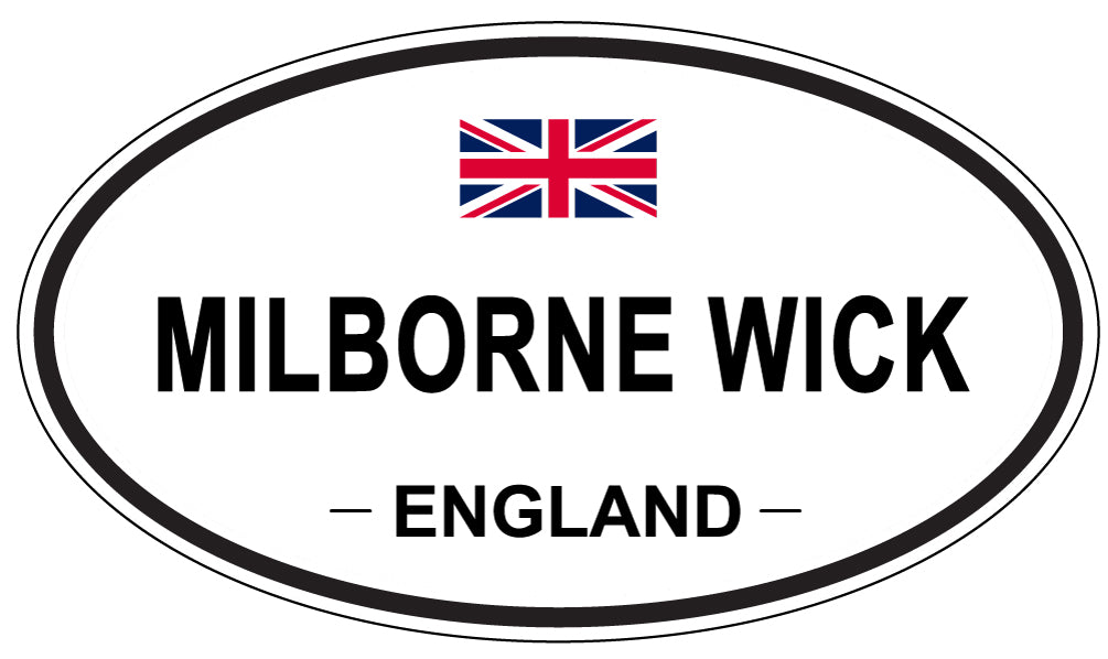 MILBORNE WICK, England - Oval Magnet