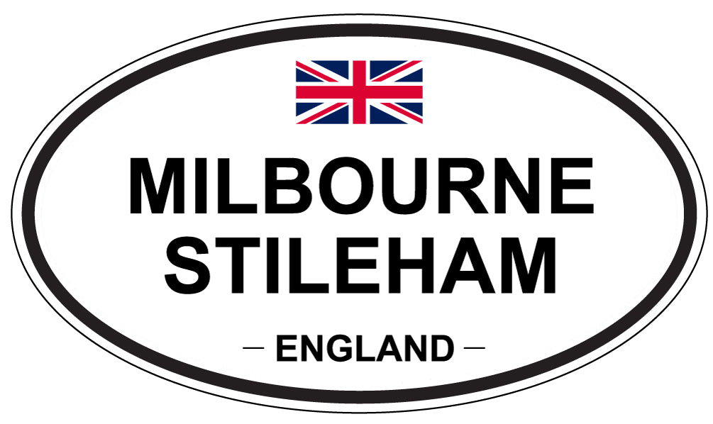 MILBOURNE STILEHAM, England - Oval Magnet