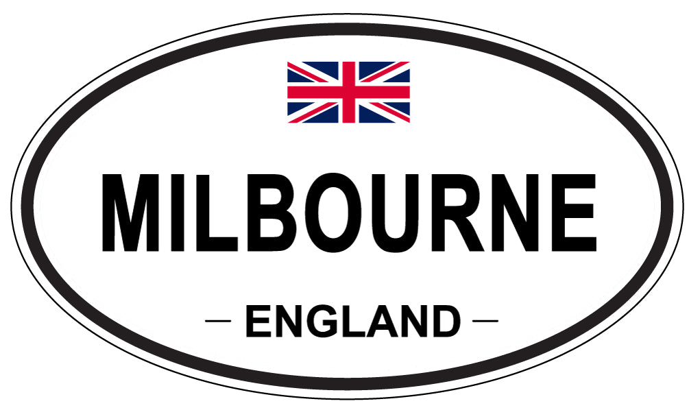 MILBOURNE, England - Oval Magnet
