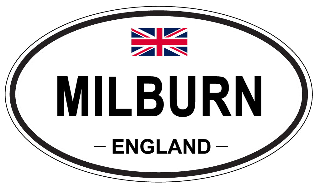 MILBURN, England - Oval Magnet