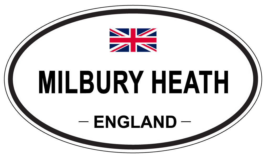 MILBURY HEATH, England - Oval Magnet