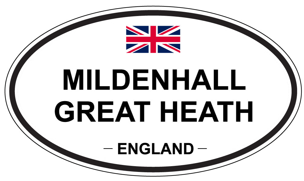 MILDENHALL GREAT HEATH, England - Oval Magnet
