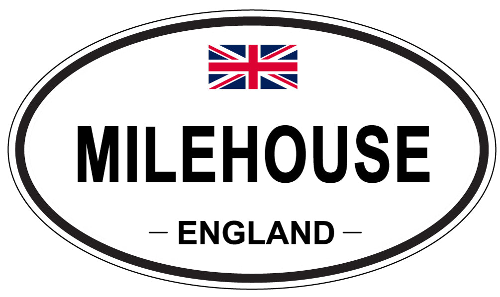 MILEHOUSE, England - Oval Magnet