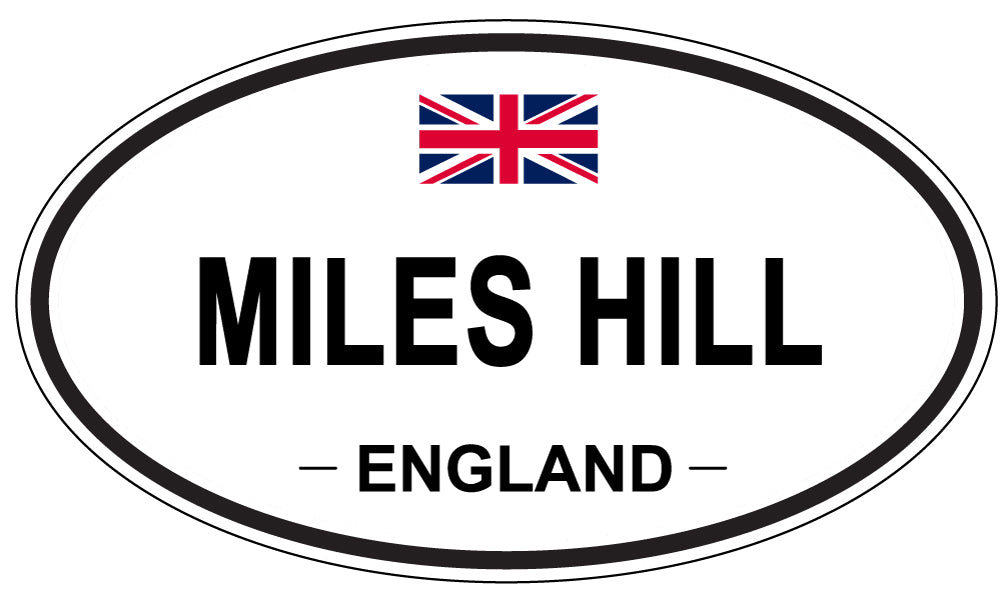 MILES HILL, England - Oval Magnet
