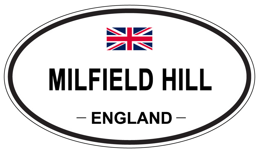 MILFIELD HILL, England - Oval Magnet