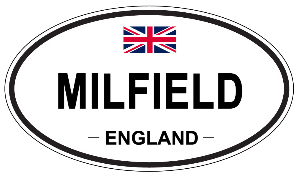 MILFIELD, England - Oval Magnet