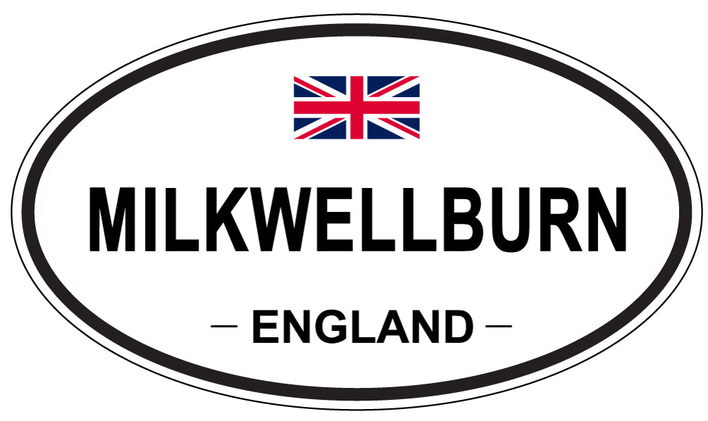MILKWELLBURN, England - Oval Magnet