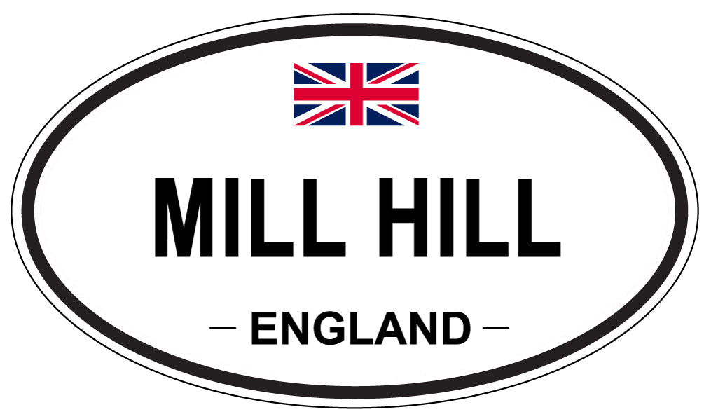 MILL HILL, England - Oval Magnet