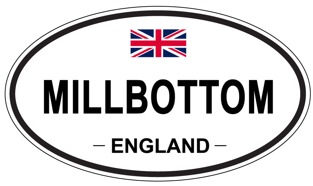 MILLBOTTOM, England - Oval Magnet