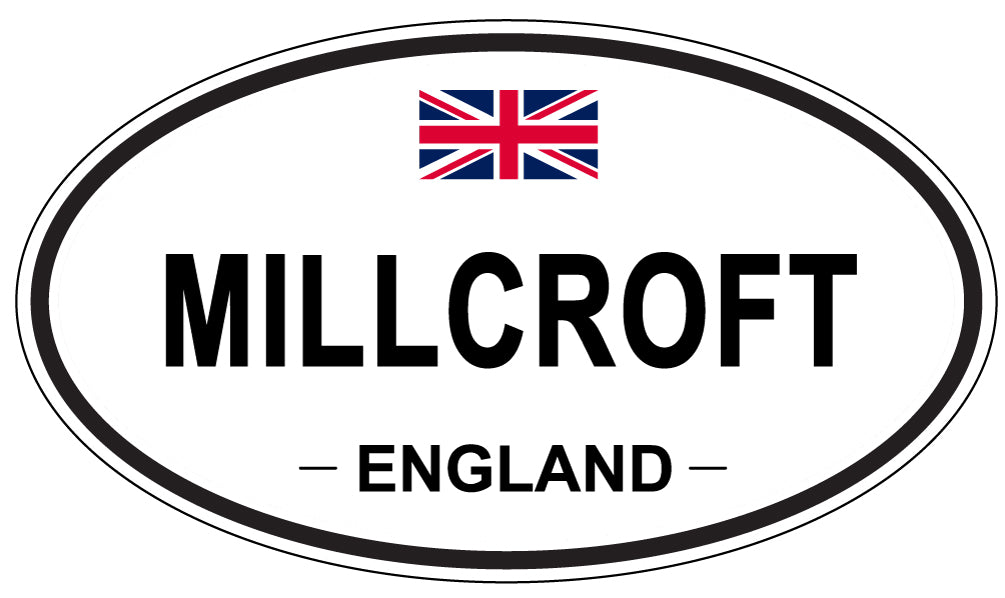 MILLCROFT, England - Oval Magnet