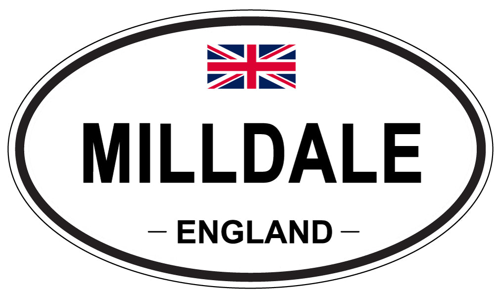 MILLDALE, England - Oval Magnet