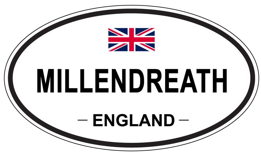 MILLENDREATH, England - Oval Magnet