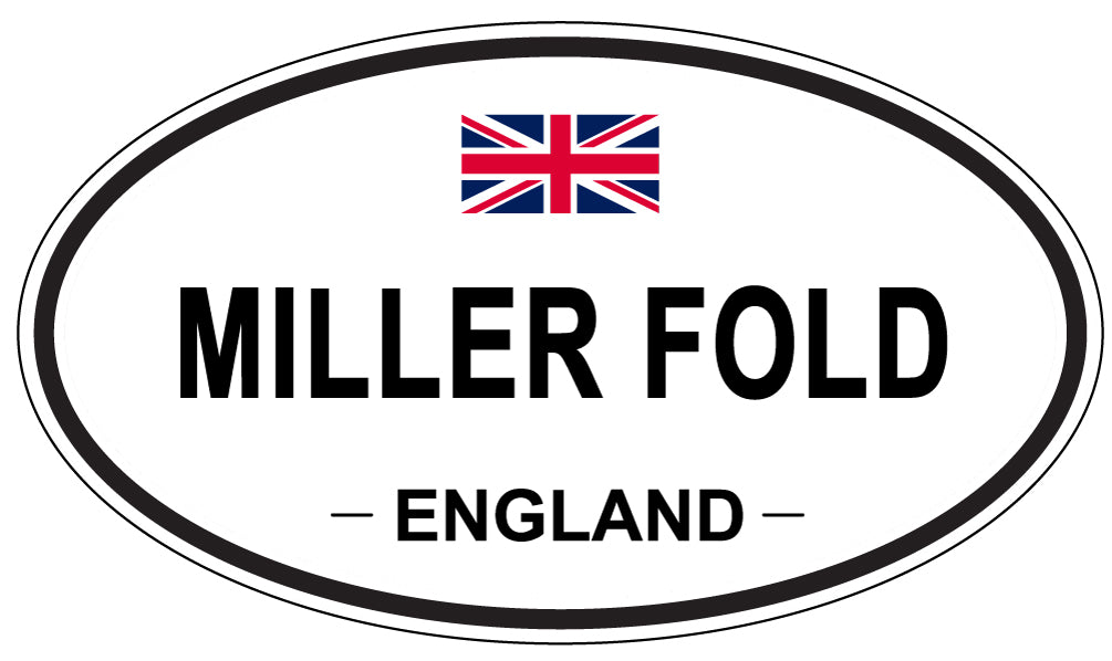 MILLER FOLD, England - Oval Magnet
