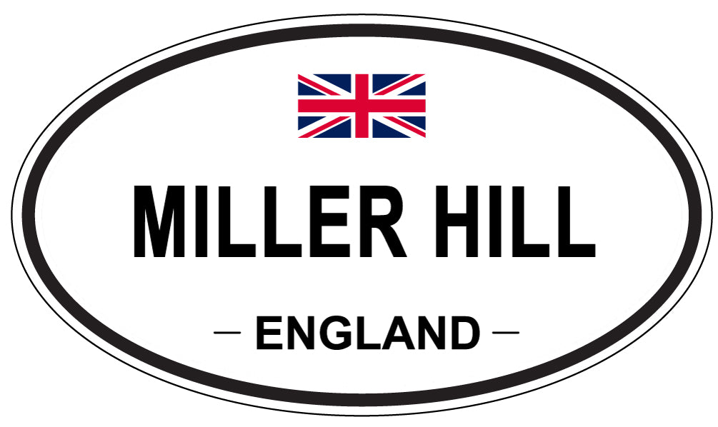 MILLER HILL, England - Oval Magnet