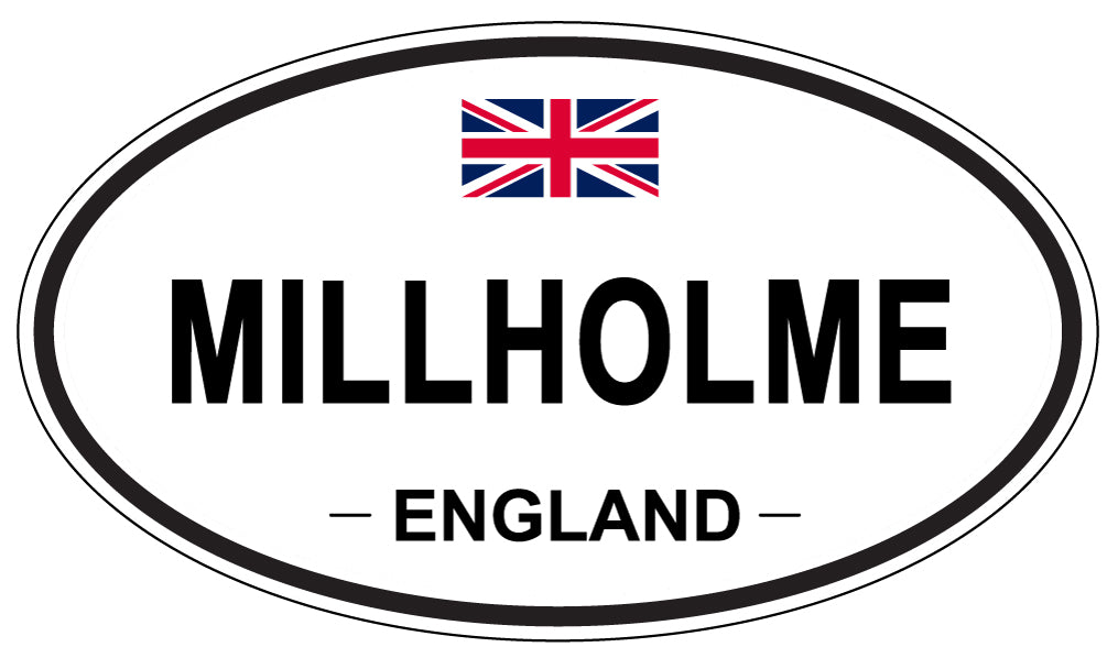 MILLHOLME, England - Oval Magnet